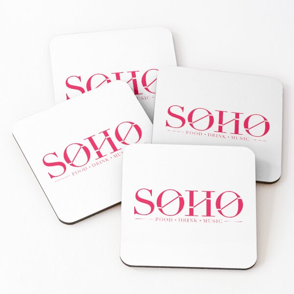 Item preview, SOHO Comida Bebida Música Logotipo moderno con serifa designed and sold by Ulrike M Werner.