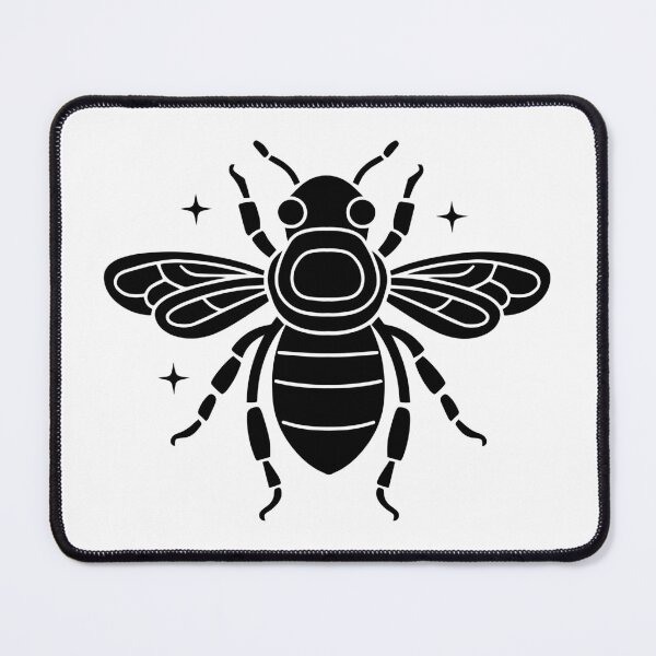 Item preview, Celestial Honey Bee Celestial Mystical Insect Silhouette designed and sold by Vision Crafted.