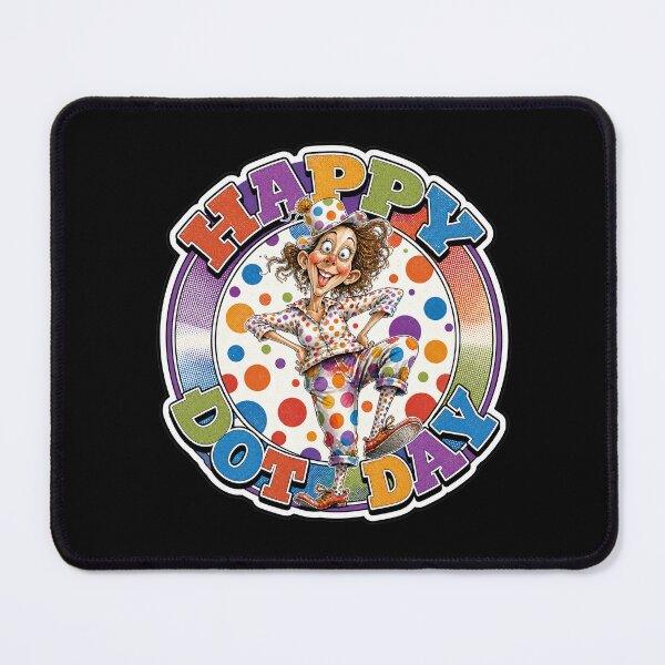 Item preview, Happy Dot Day Colorful Creativity Celebration Design designed and sold by Wilcox PhotoArt.