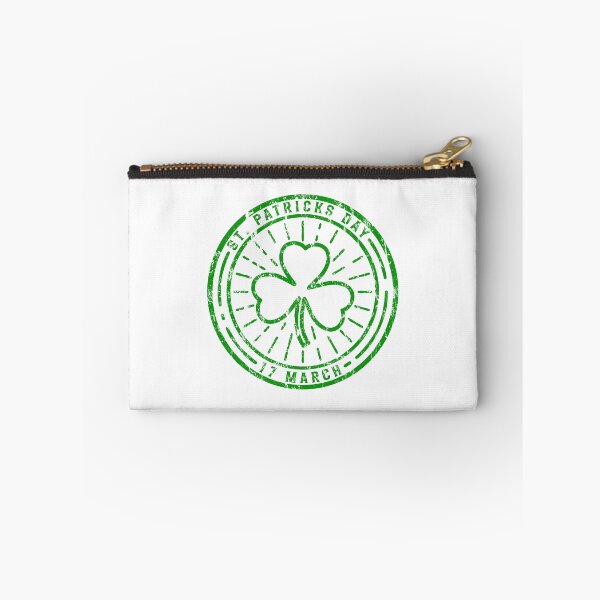 Item preview, St Patricks Day Shamrock Vintage Green Rubber Stamp designed and sold by chaaval.