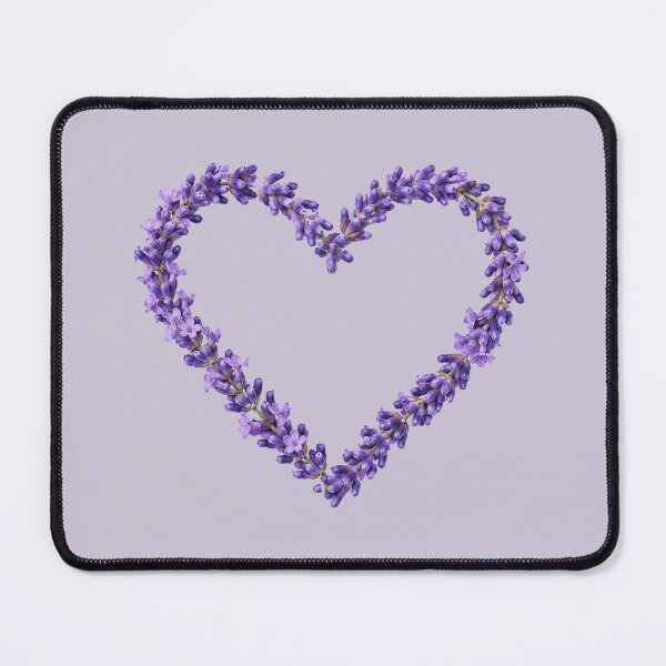 Item preview, Lavender heart made of purple blossoms designed and sold by Kisho.