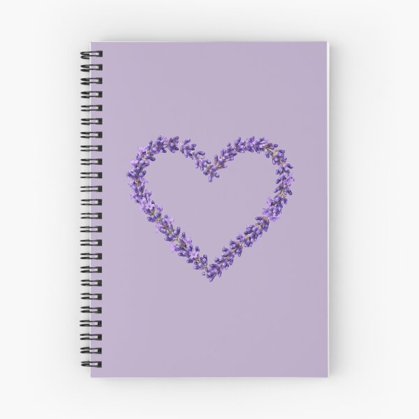 Item preview, Lavender heart made of purple blossoms designed and sold by Kisho.