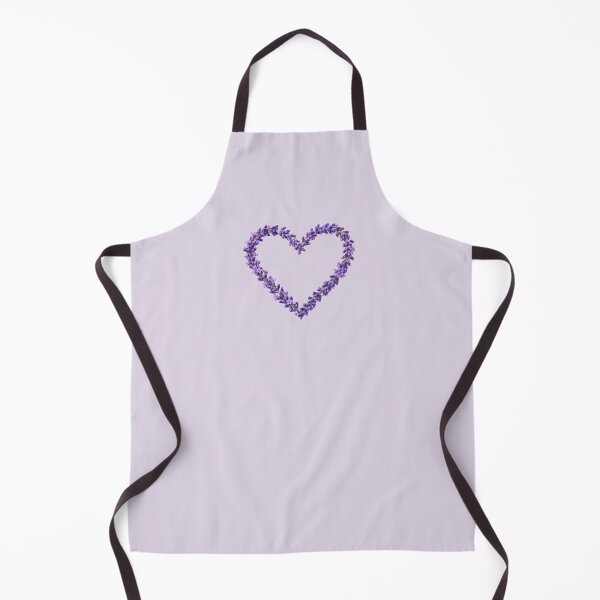 Item preview, Lavender heart made of purple blossoms designed and sold by Kisho.