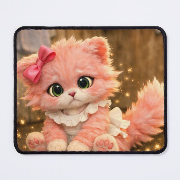 Item preview, Mimi Mew and the Broken Broom – Sad Pink Cat designed and sold by Lalala cute.