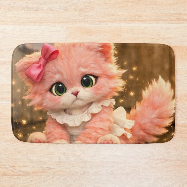 Item preview, Mimi Mew and the Broken Broom – Sad Pink Cat designed and sold by Lalala cute.