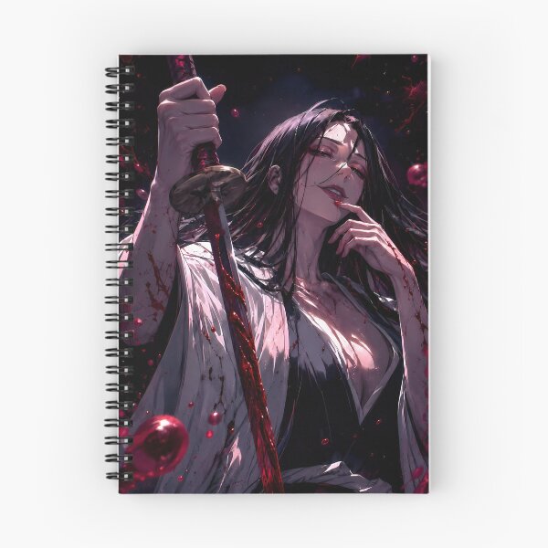 Item preview, Dark Gothic Samurai Woman – Crimson Blade Anime Aesthetic designed and sold by Dyan4.