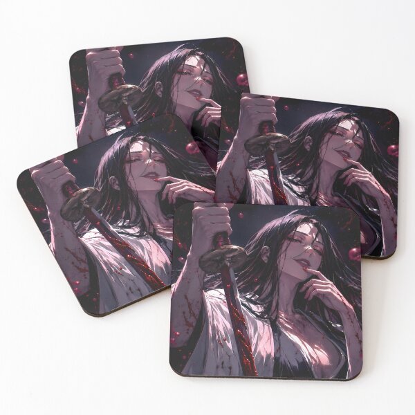 Item preview, Dark Gothic Samurai Woman – Crimson Blade Anime Aesthetic designed and sold by Dyan4.