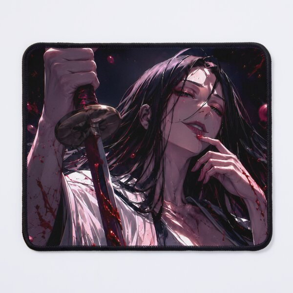 Item preview, Dark Gothic Samurai Woman – Crimson Blade Anime Aesthetic designed and sold by Dyan4.