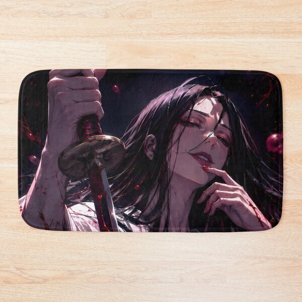 Item preview, Dark Gothic Samurai Woman – Crimson Blade Anime Aesthetic designed and sold by Dyan4.