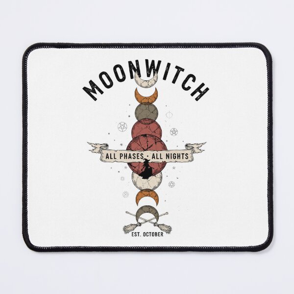 Item preview, Moonwitch Lunar Phases Halloween Design Graphic Tee v1 designed and sold by DarylWelsh2024.