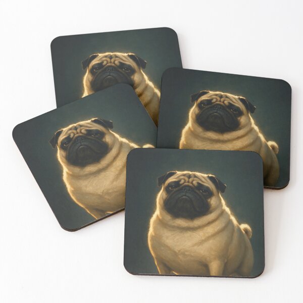Item preview, I Am Not Impressed Grumpy Pug Poster designed and sold by Lineer22.