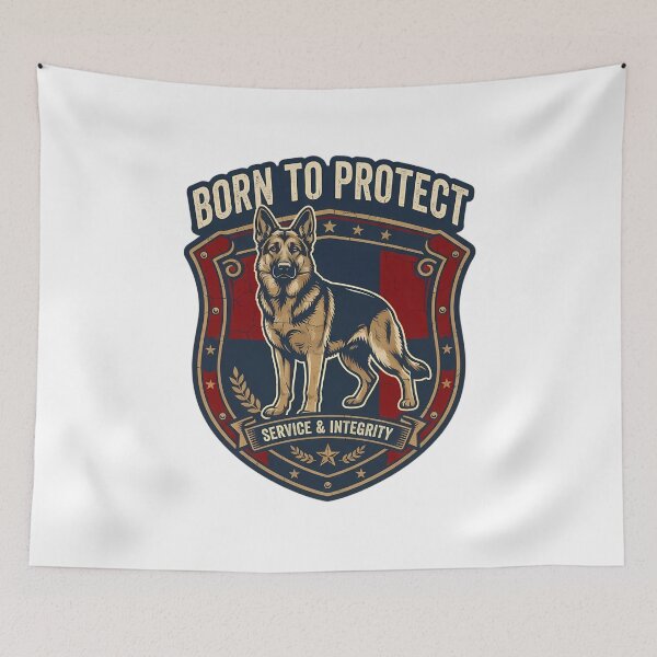 Item preview, German Shepherd Service Emblem designed and sold by SHOP-Corner.