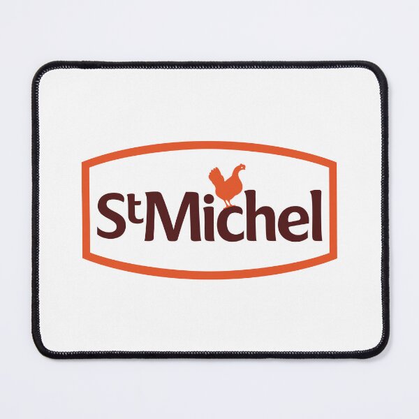 Item preview, St Michel French Biscuit Logo White on Black designed and sold by Ulrike M Werner.