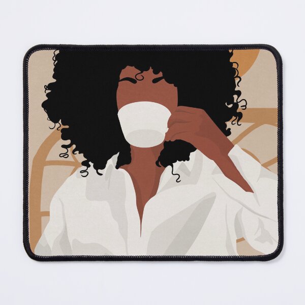 Artikelvorschau, Afro Girl Coffee entworfen und verkauft von ArtbyCiage.