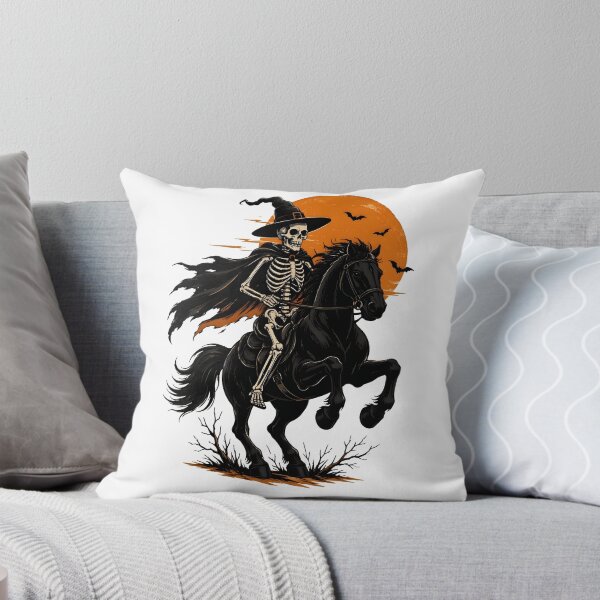 Item preview, Halloween Skeleton Horseman Shirt, Spooky Headless Rider Graphic Tee, Gothic Halloween Shirt, Dark Equestrian Horror Tee designed and sold by Catspeachy.