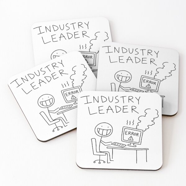 Item preview, IT Tech Industry Leader - Funny MS Paint Stick Figure Meme designed and sold by Holzon.