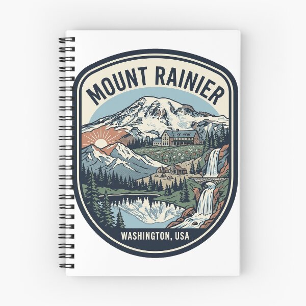 Item preview, Mount Rainier National Park Washington Vintage Emblem designed and sold by k3rstman1.