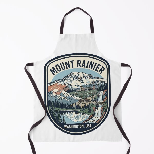 Item preview, Mount Rainier National Park Washington Vintage Emblem designed and sold by k3rstman1.