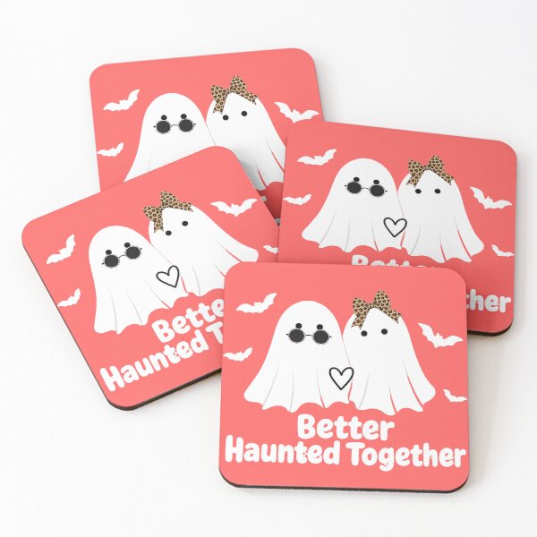 Item preview, Better Haunted Together Couple | Glam Halloween Design designed and sold by MOCH- ART.
