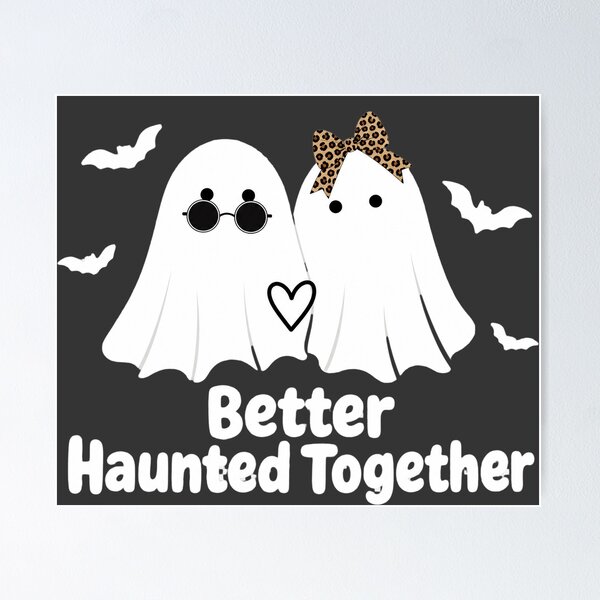 Item preview, Better Haunted Together Couple | Glam Halloween Design designed and sold by MOCH- ART.
