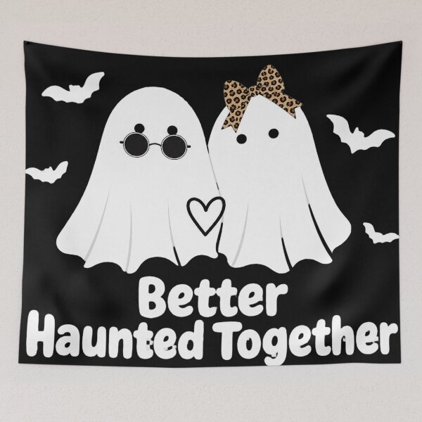 Item preview, Better Haunted Together Couple | Glam Halloween Design designed and sold by MOCH- ART.
