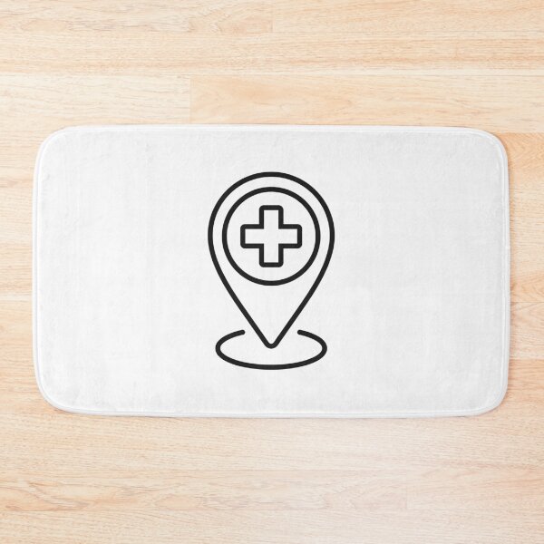 Item preview, Medical Location Pin Line Icon designed and sold by VectorForge Studio.