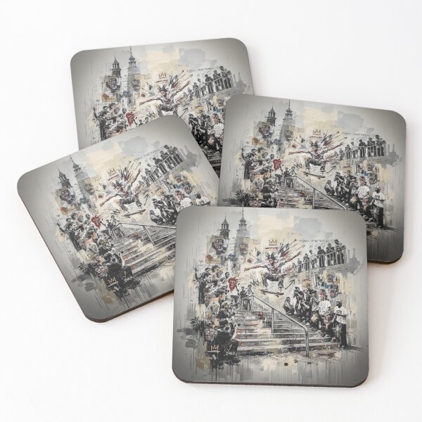 Item preview, Urban Chaos Skateboarding Pop Art designed and sold by Home Decor Art.