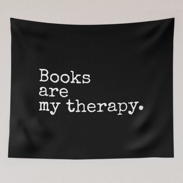 Item preview, Books Are My Therapy designed and sold by PublicArtDesign.