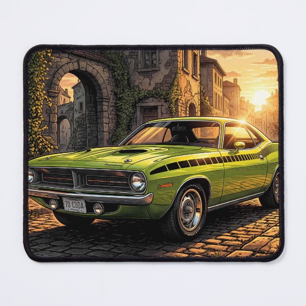 Item preview, Plymouth Barracuda Artwork designed and sold by Racing Art Store.
