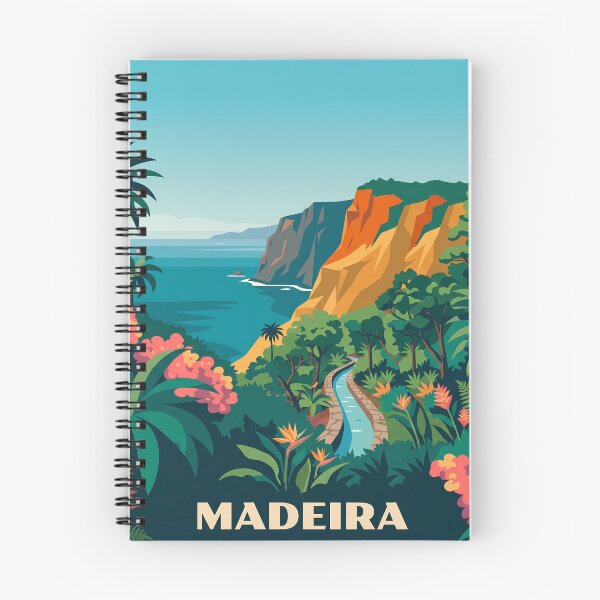 Item preview, Madeira Portugal Vintage Travel Poster Tropical Botanical designed and sold by MavtM.