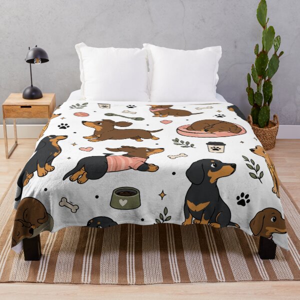 Item preview, Cute Dachshund Puppy Pattern designed and sold by BanksyNB.