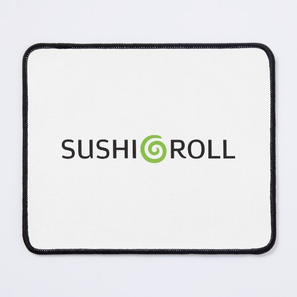 Item preview, Sushi Roll Restaurant Spiral Green Logo designed and sold by Ulrike M Werner.
