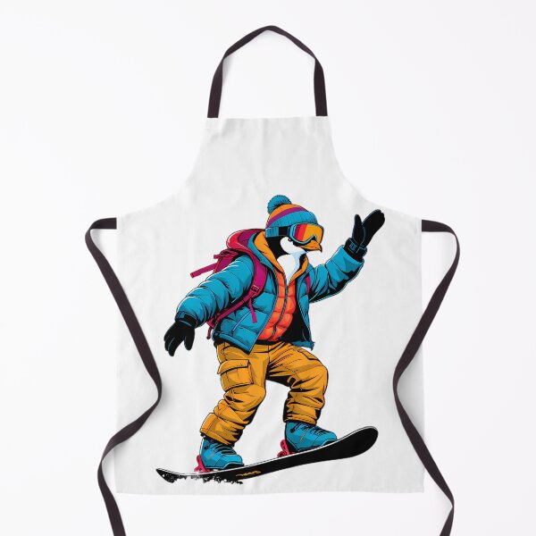 Item preview, Cool Snowboarding Penguin designed and sold by Structure-Blue.