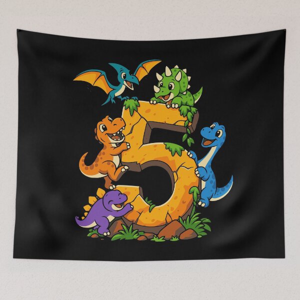 Item preview, 5 with Dinosaurs designed and sold by NordGrafik.