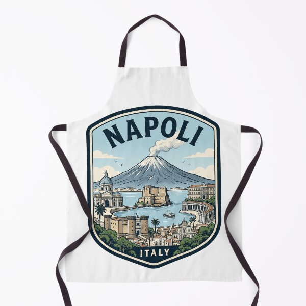 Item preview, Napoli Italy Vintage Travel Emblem Mount Vesuvius designed and sold by k3rstman1.