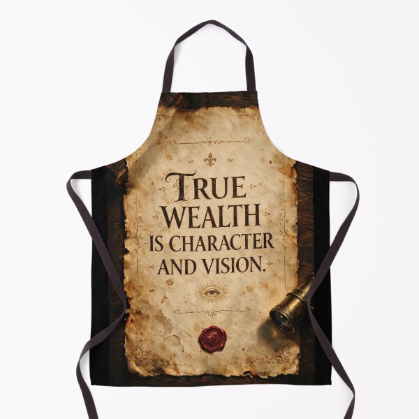 Item preview, True Wealth Is Character and Vision Parchment designed and sold by Lineer22.