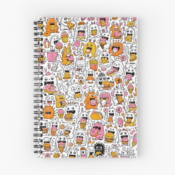 Item preview, Cute Monster Snack Attack Pattern designed and sold by i-corp.