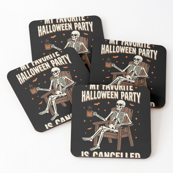 Item preview, My Favorite Halloween Party Is Cancelled Funny Introvert Homebody Halloween  designed and sold by w66aboo.
