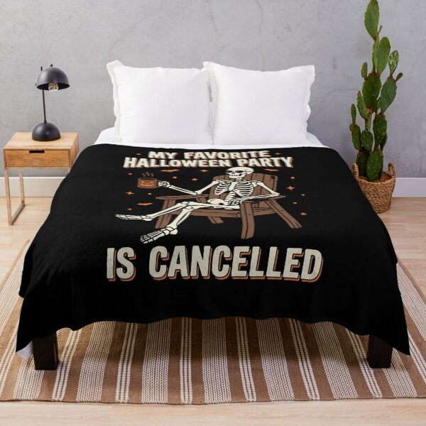 Item preview, My Favorite Halloween Party Is Cancelled Funny Introvert Homebody Halloween designed and sold by w66aboo.
