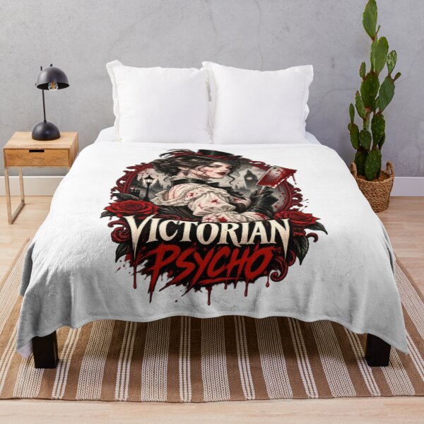 Item preview, Victorian Psycho – Gothic Horror Lady with Blood Roses designed and sold by CatLovers Studio.