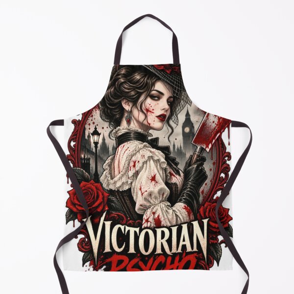 Item preview, Victorian Psycho – Gothic Horror Lady with Blood Roses designed and sold by CatLovers Studio.