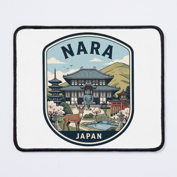 Item preview, Nara Japan Vintage Travel Badge designed and sold by k3rstman1.