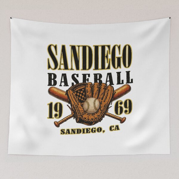 Item preview, Vintage Baseball San Diego 1969 Retro Tee designed and sold by ZacharyWh41164.