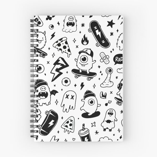 Item preview, Funny Cartoon Skateboard Monster Pattern designed and sold by BanksyNB.