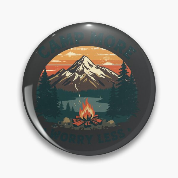 Item preview, Camp More Worry Less Vintage Camping designed and sold by Pransis_Diginer_26.