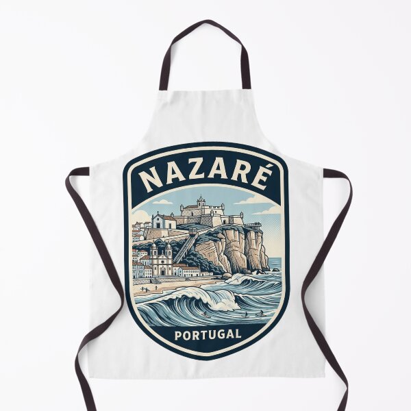 Item preview, Nazare Portugal Giant Waves Surfing Vintage Emblem designed and sold by k3rstman1.