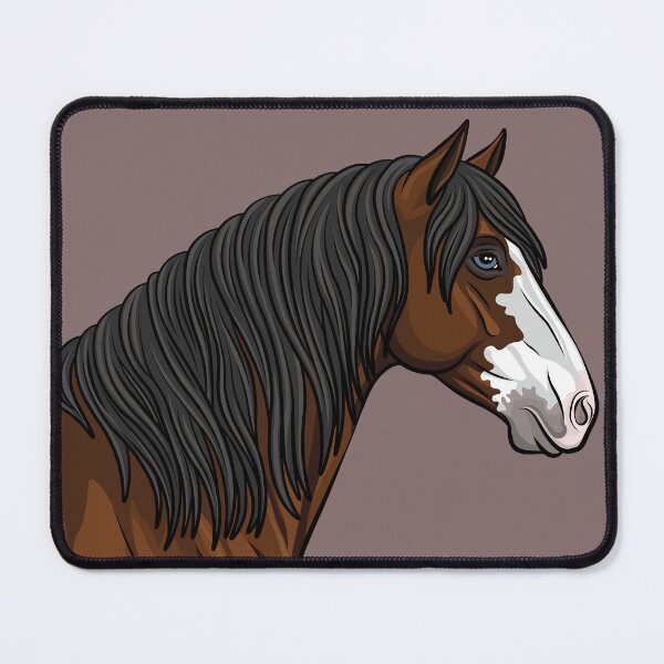 Item preview, The head of the Abaco horse with a bay coat designed and sold by Cheval-de-coeur.