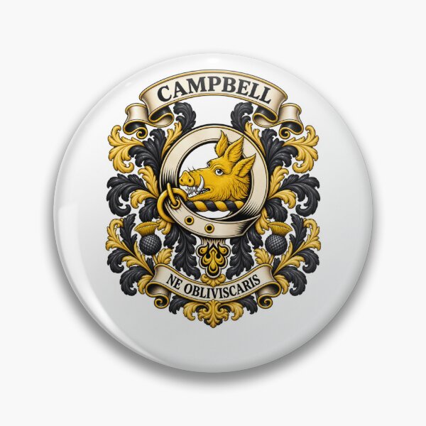 Item preview, Campbell Family Crest designed and sold by Hibernia29.