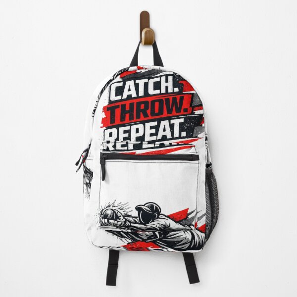 Item preview, CATCH. THROW. REPEAT. – Dynamic Faceless Cricket Fielder Premium Sports Design designed and sold by mbmstores.