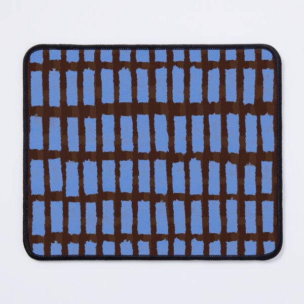 Item preview, Blue and Dark Brown, Brush Strokes, Geometric  designed and sold by OneThreeSix.